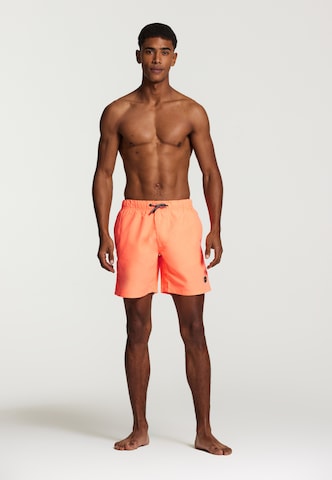 Shiwi Kratke kopalne hlače 'Mike' | oranžna barva