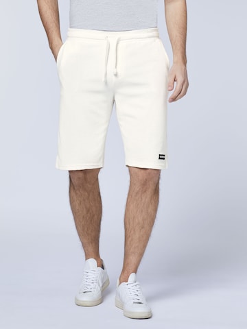 CHIEMSEE Regular Pants in White: front
