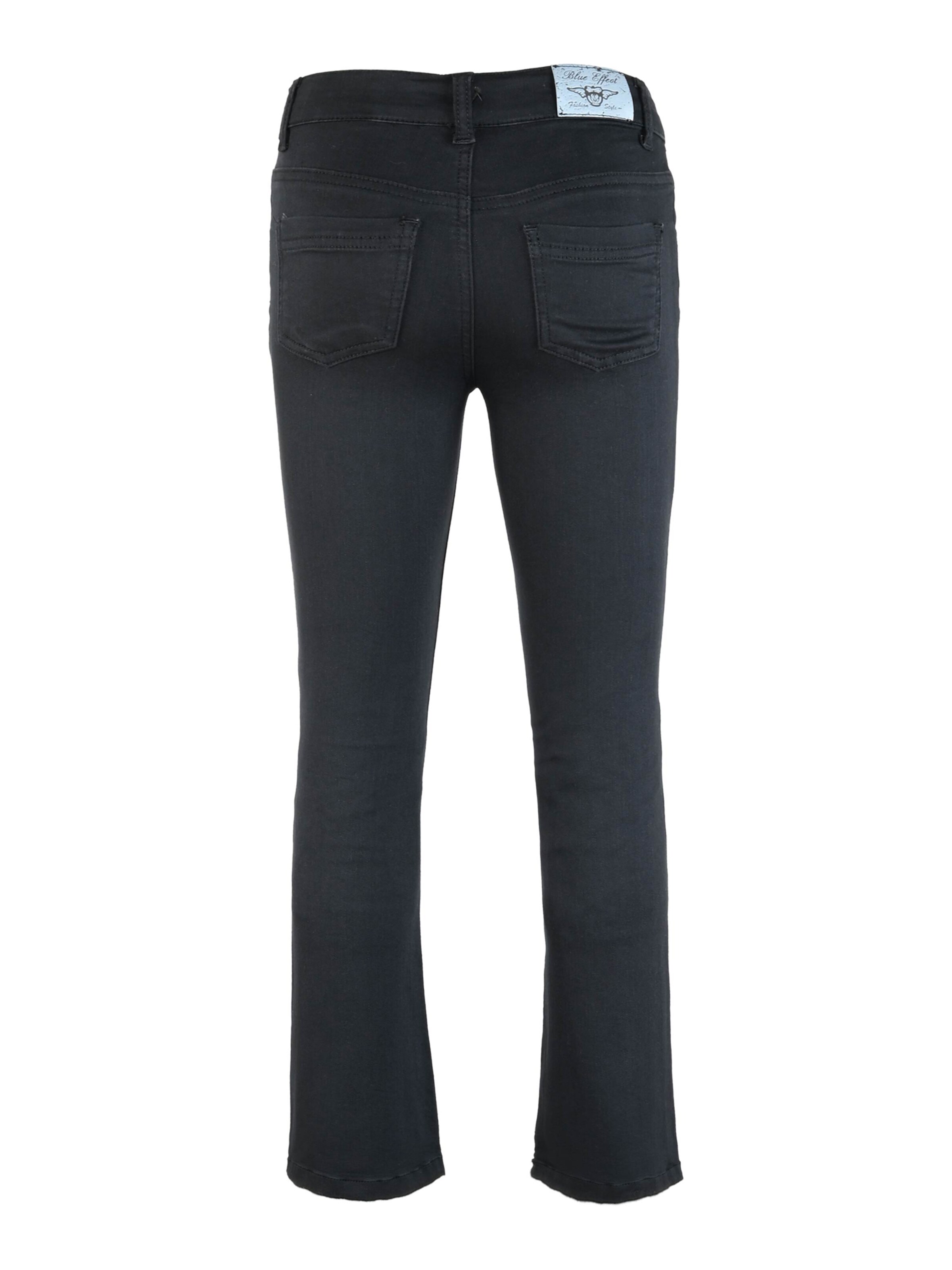 BLUE EFFECT Flared Jeans in Black