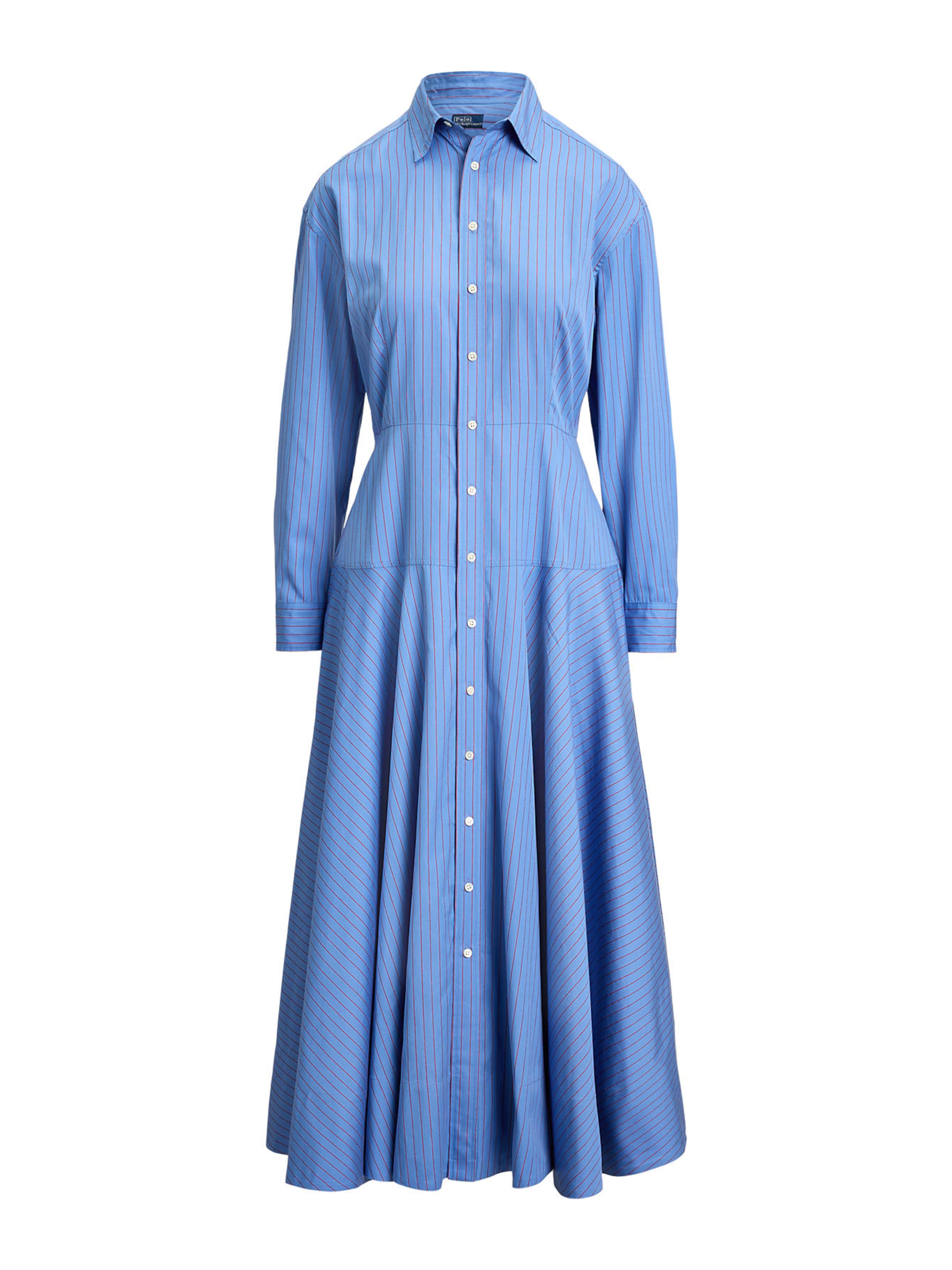 Abito camicia di Polo Ralph Lauren in blu: frontale