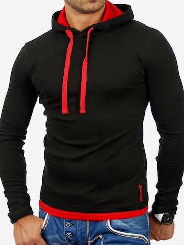 Reslad Shirt 'RS1003' in Schwarz: Vorderseite