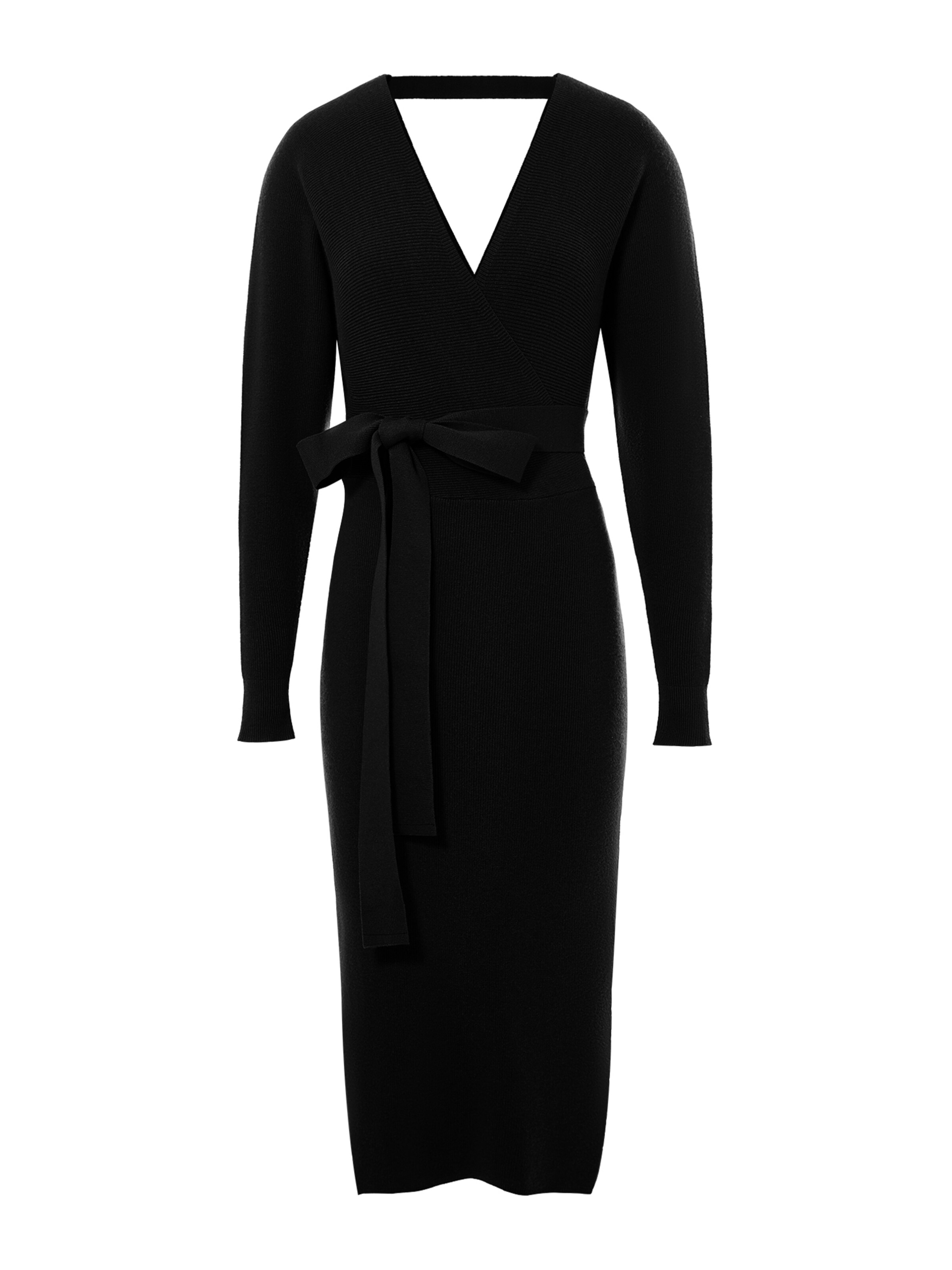 Imily Bela Kötött ruhák - fekete: elől