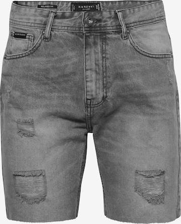 KOROSHI Regular Jeans i grå: forside