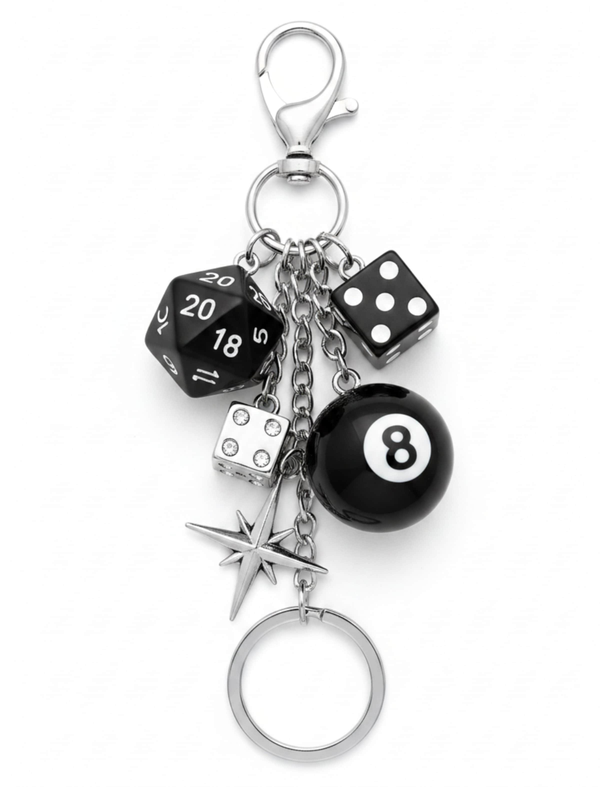 Eternal Key Ring 'Schlüsselanhänger Vintage' in 13 cm x 9 cm x 3 cm in Black, Item view