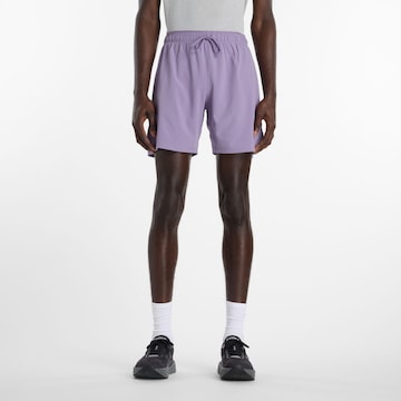 new balance - Pantalón deportivo 'RC 7' en lila: frente