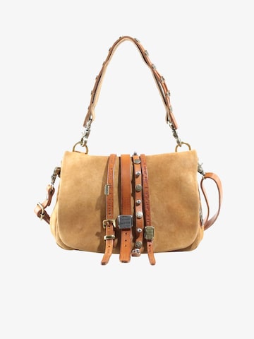 Borsa a spalla di A.S.98 in beige: frontale