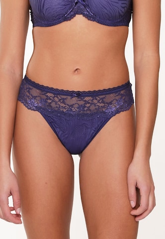 LingaDore String 'DAILY' in Blauw: voorkant