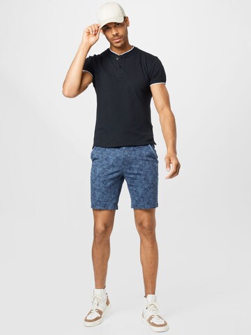 BLEND Regular Shorts in Blau