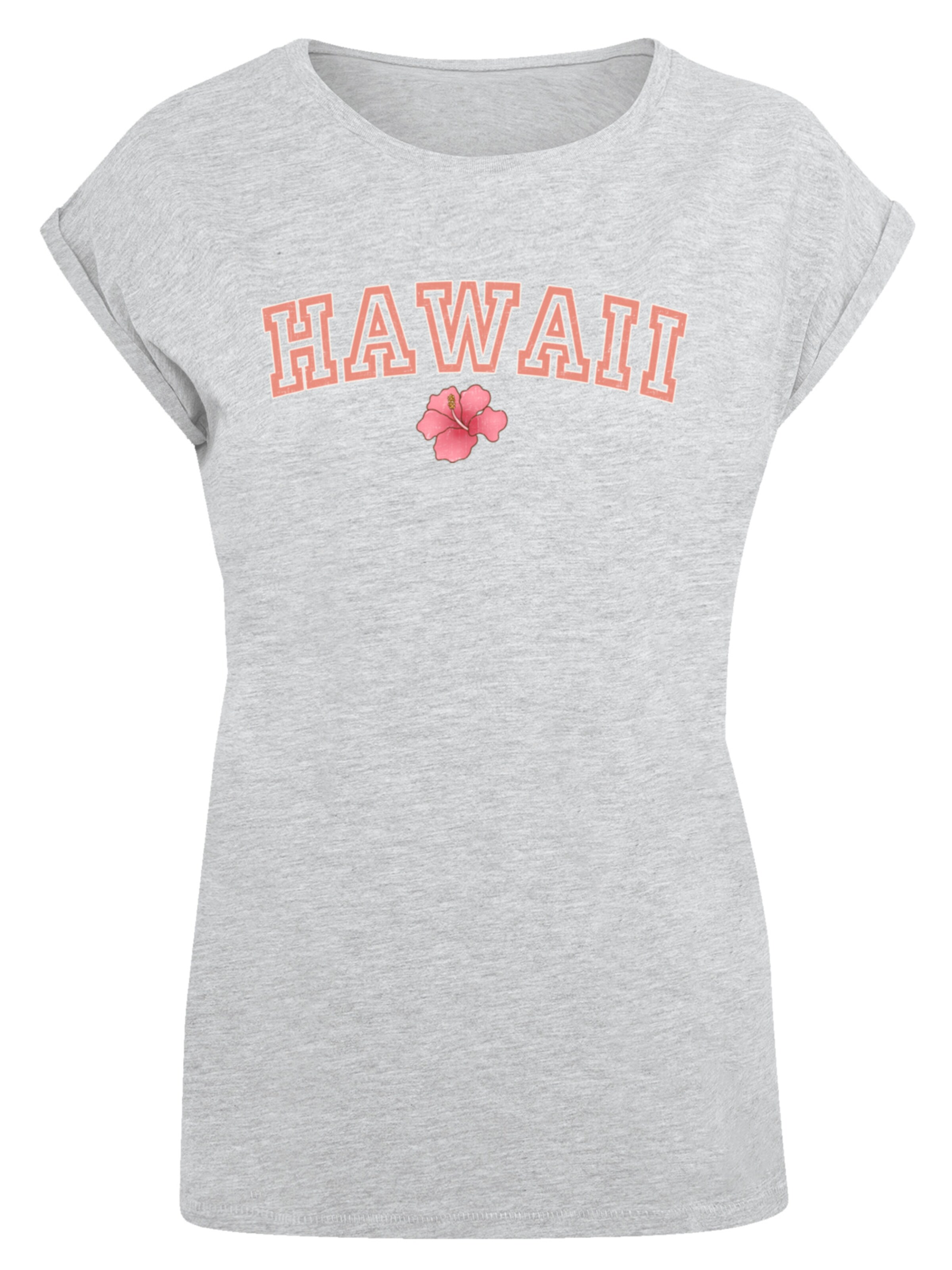 F4NT4STIC T-Shirt 'Hawaii' in Grau: Vorderseite