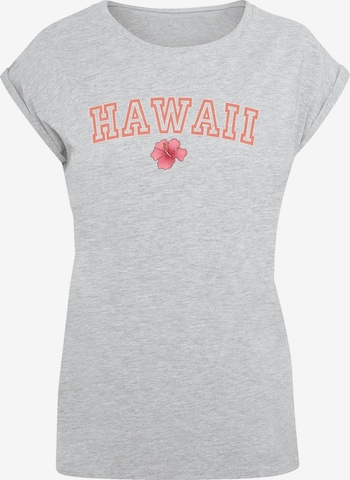 F4NT4STIC T-Shirt 'Hawaii' in Grau: Vorderseite