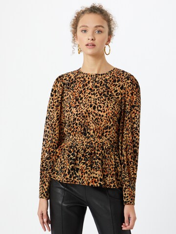 OBJECT Bluse in Braun: Vorderseite
