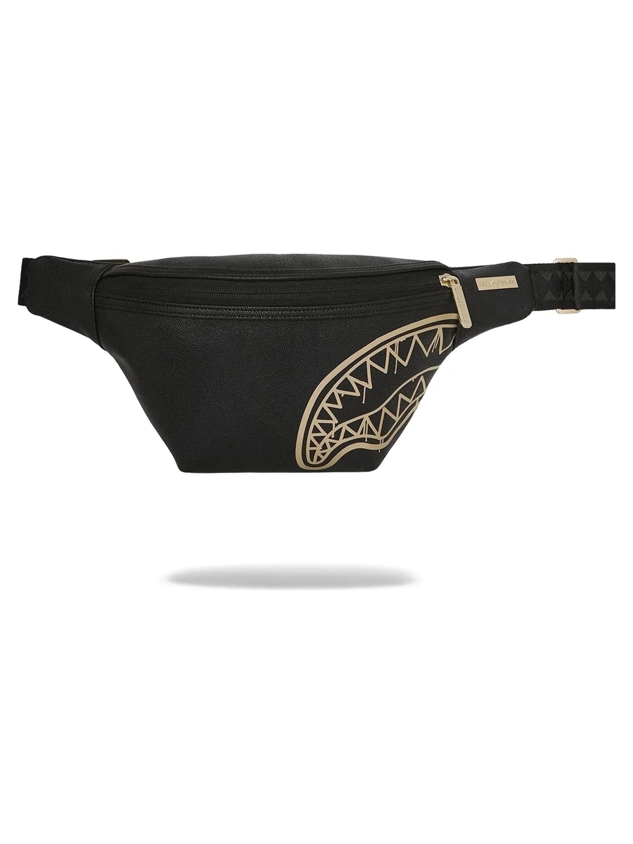 Sprayground Gürteltasche 'Ri=D1onera sparyground negra that gold drap crossbody savvy'‌‌‌‌‌‌ in Schwarz: Vorderseite