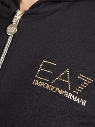 Giacca di felpa di EA7 Emporio Armani in nero