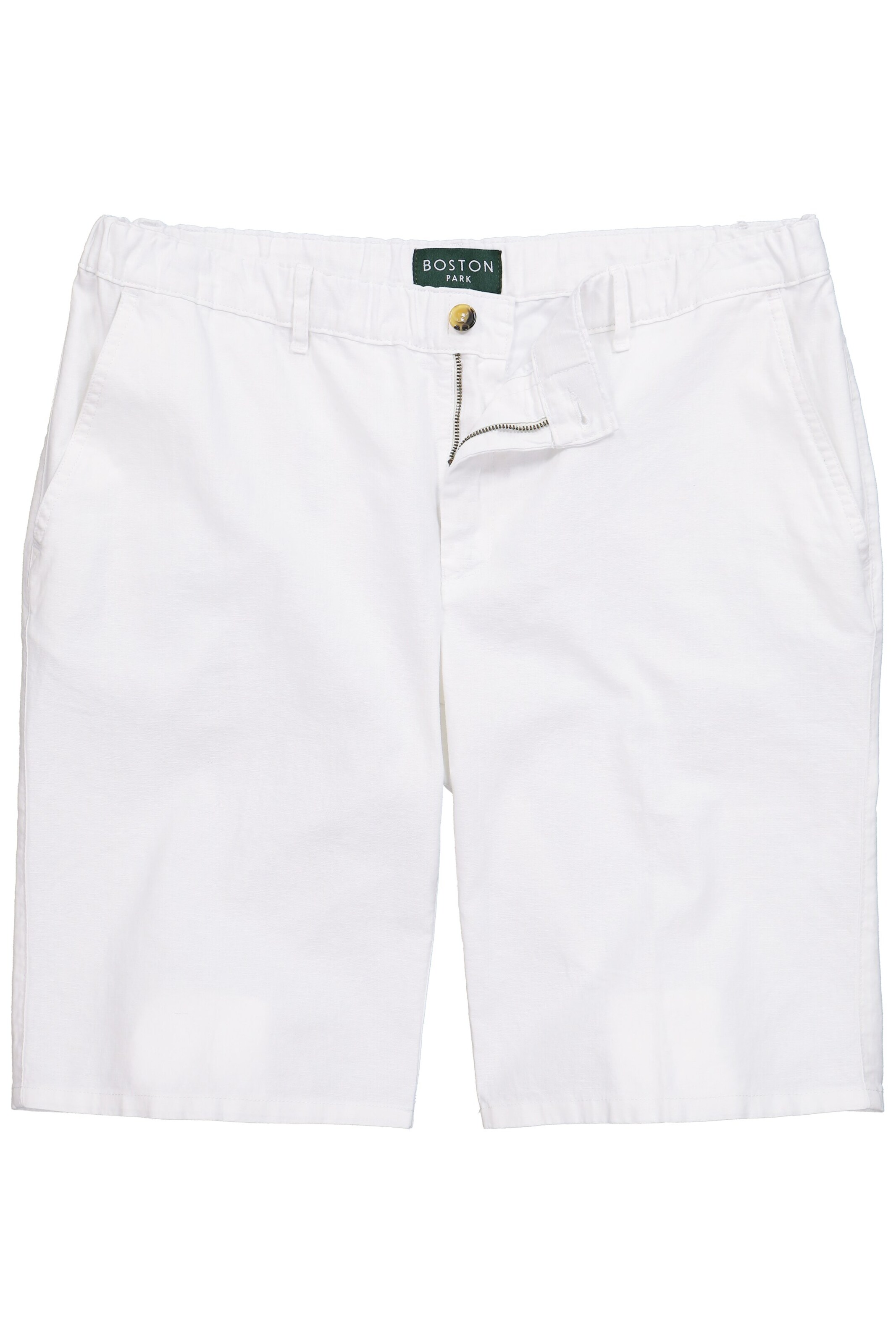 Boston Park Regular Pants in White: front