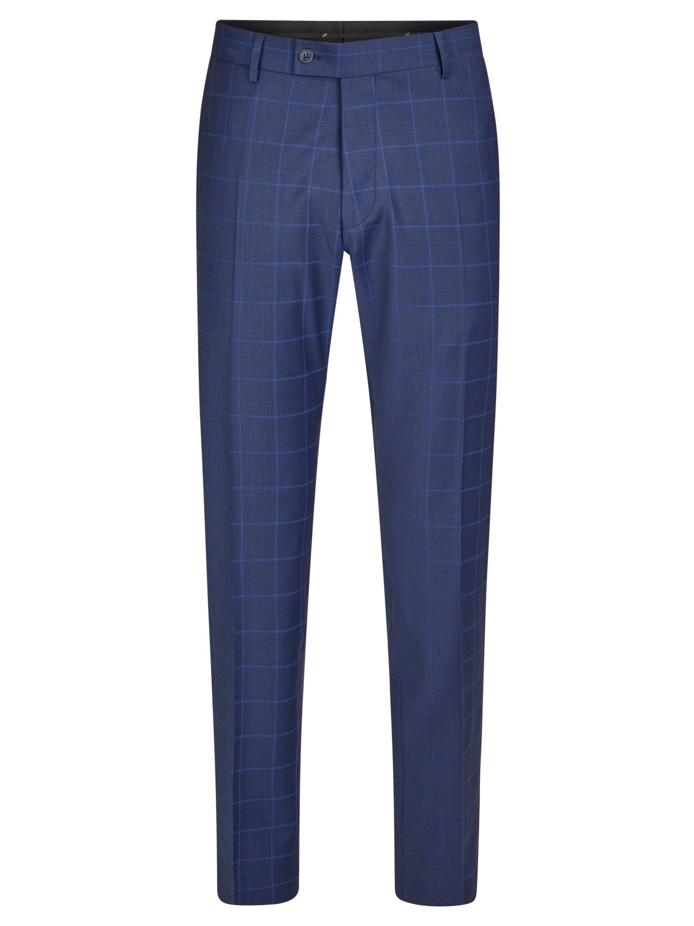 HECHTER PARIS Slimfit Broek in Blauw: voorkant