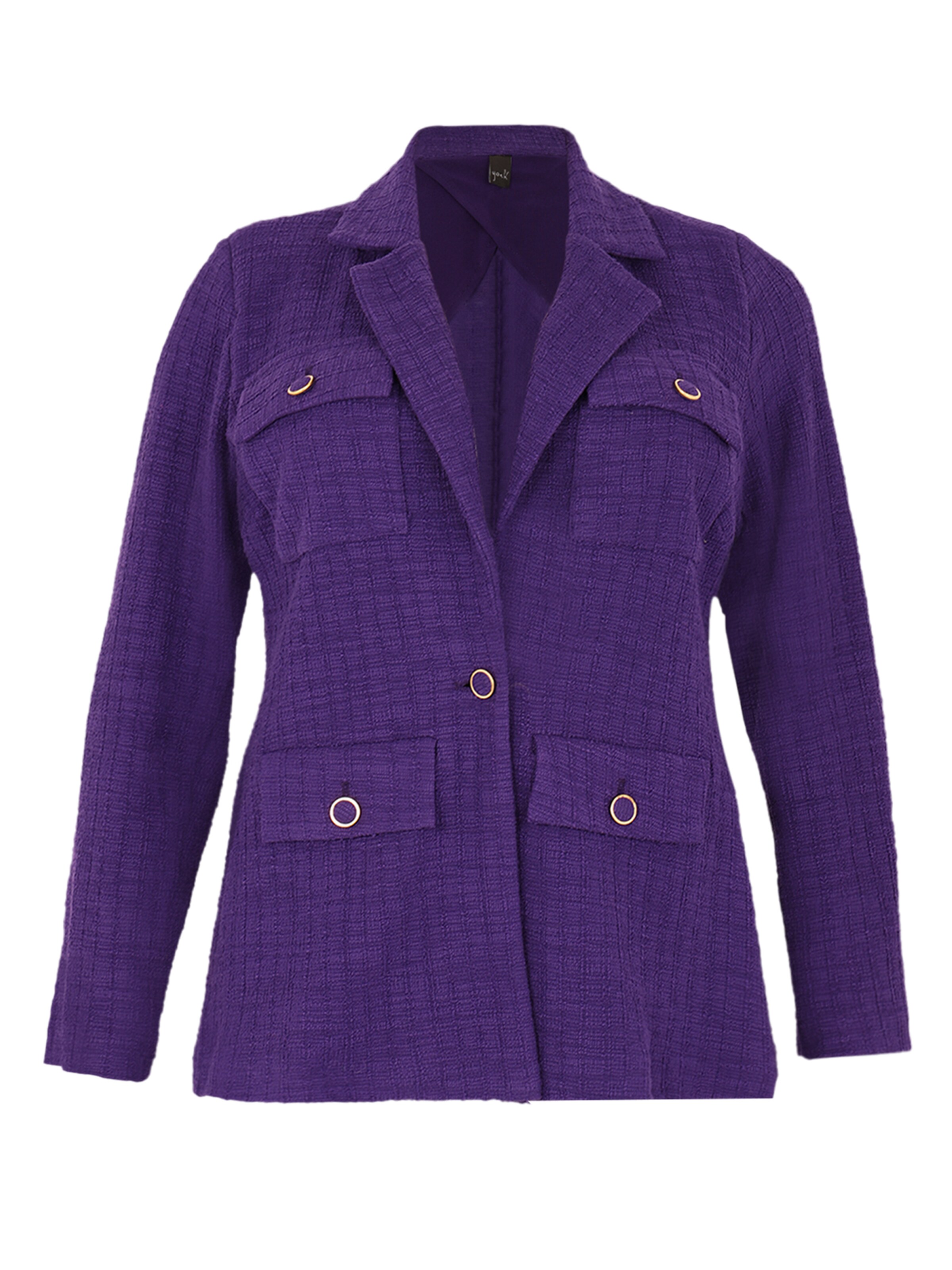 YOEK Blazers in Lila: voorkant