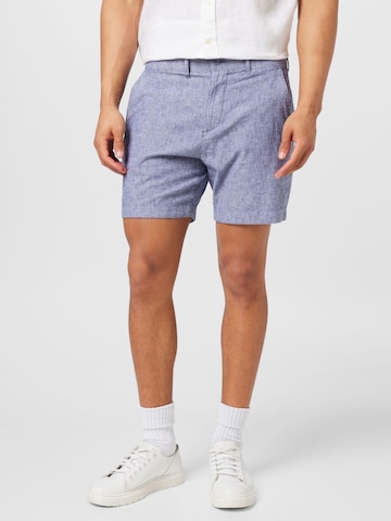 Abercrombie & Fitch Normální Chino kalhoty – modrá: přední strana