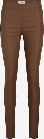 Skinny Leggings 'BELLE' OBJECT Tall en marron : devant