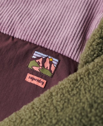Superdry Fleece Jacket in Green