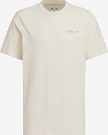 ADIDAS TERREX Performance Shirt in White: front