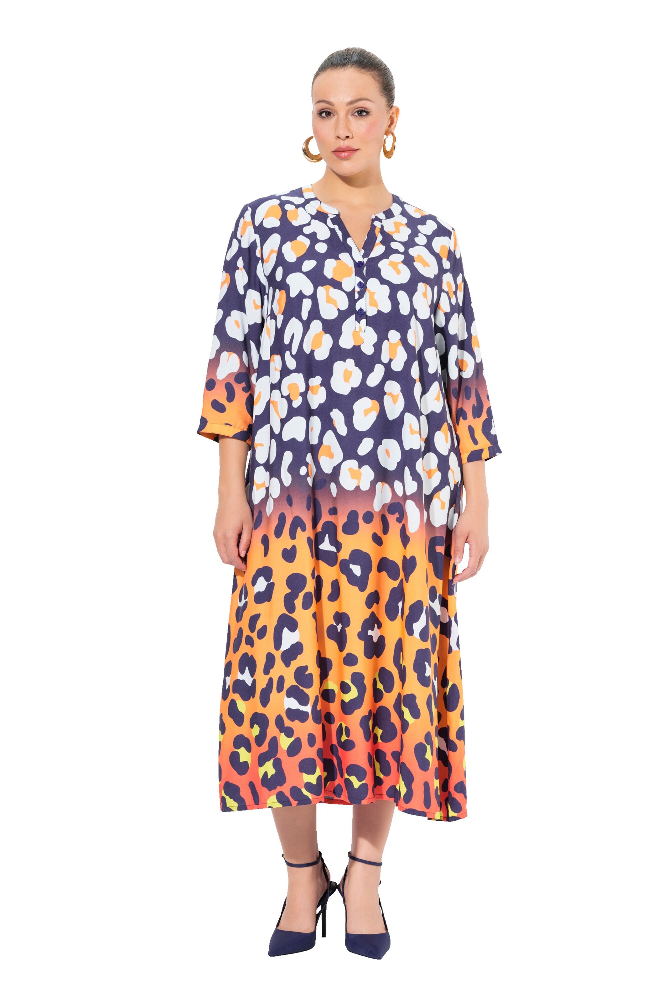 MIAMODA Dress in Mixed colours