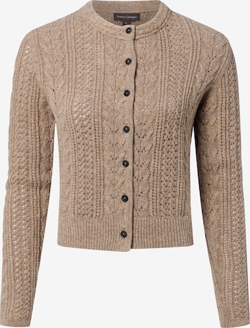 Cardigan Franco Callegari en beige : devant