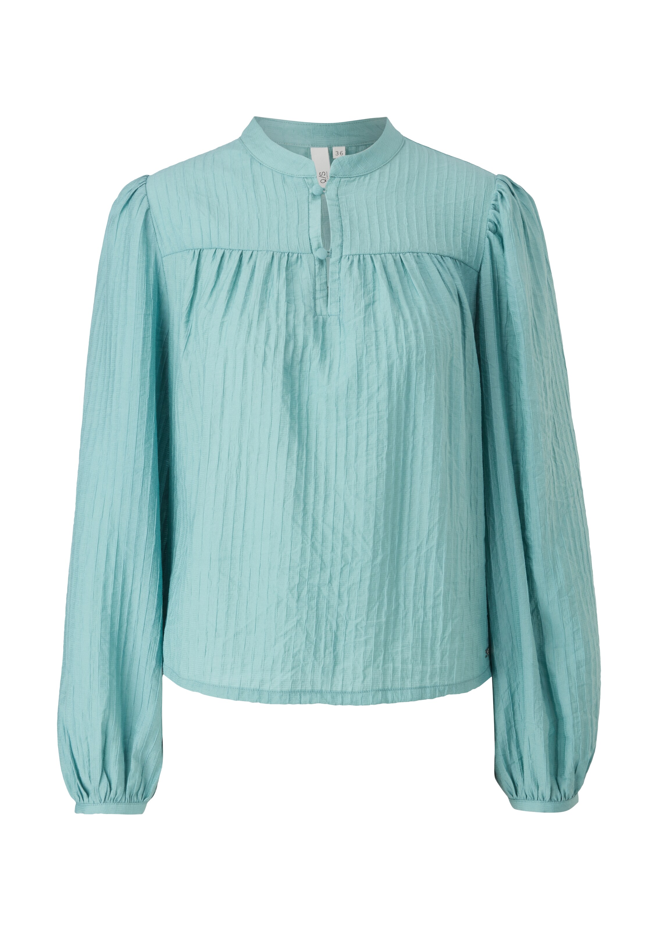 QS Bluse in Blau: Vorderseite
