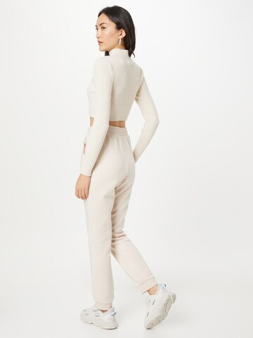 Dorothy Perkins Tapered Trousers in Beige