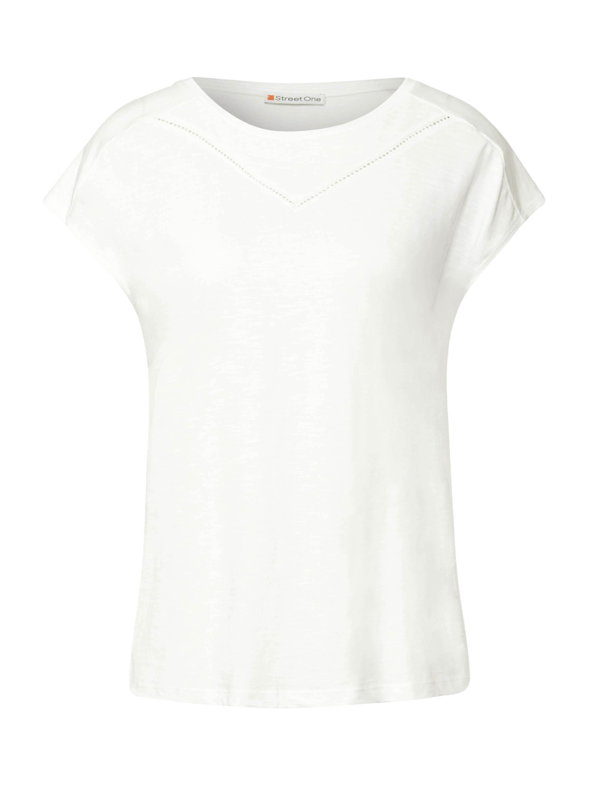 STREET ONE T-Shirt in Weiß: Vorderseite
