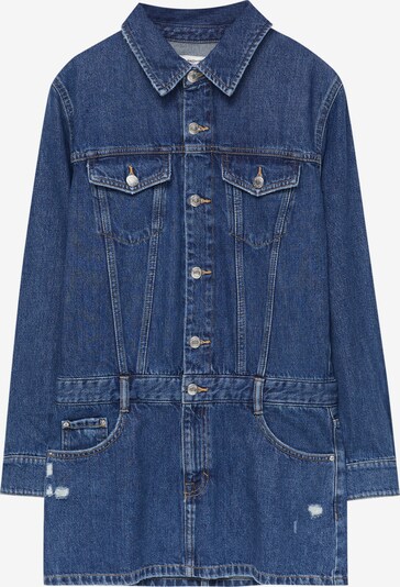 Pull&Bear Shirt dress in Blue denim, Item view