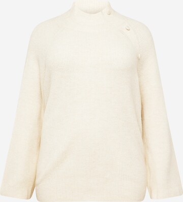 Vero Moda Curve Sweater 'PHILINE' in Beige: front