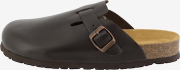 Piece Of Mind Clogs 'Comfort' in Brown: front