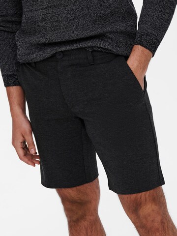 Only & Sons - regular Pantalón chino 'Mark' en gris