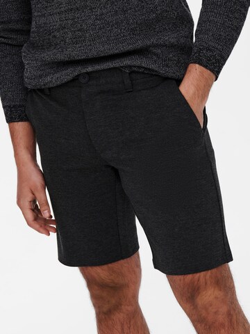 Only & Sons Regular Shorts 'Mark' in Grau