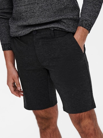 Only & Sons Regular Shorts 'Mark' in Grau