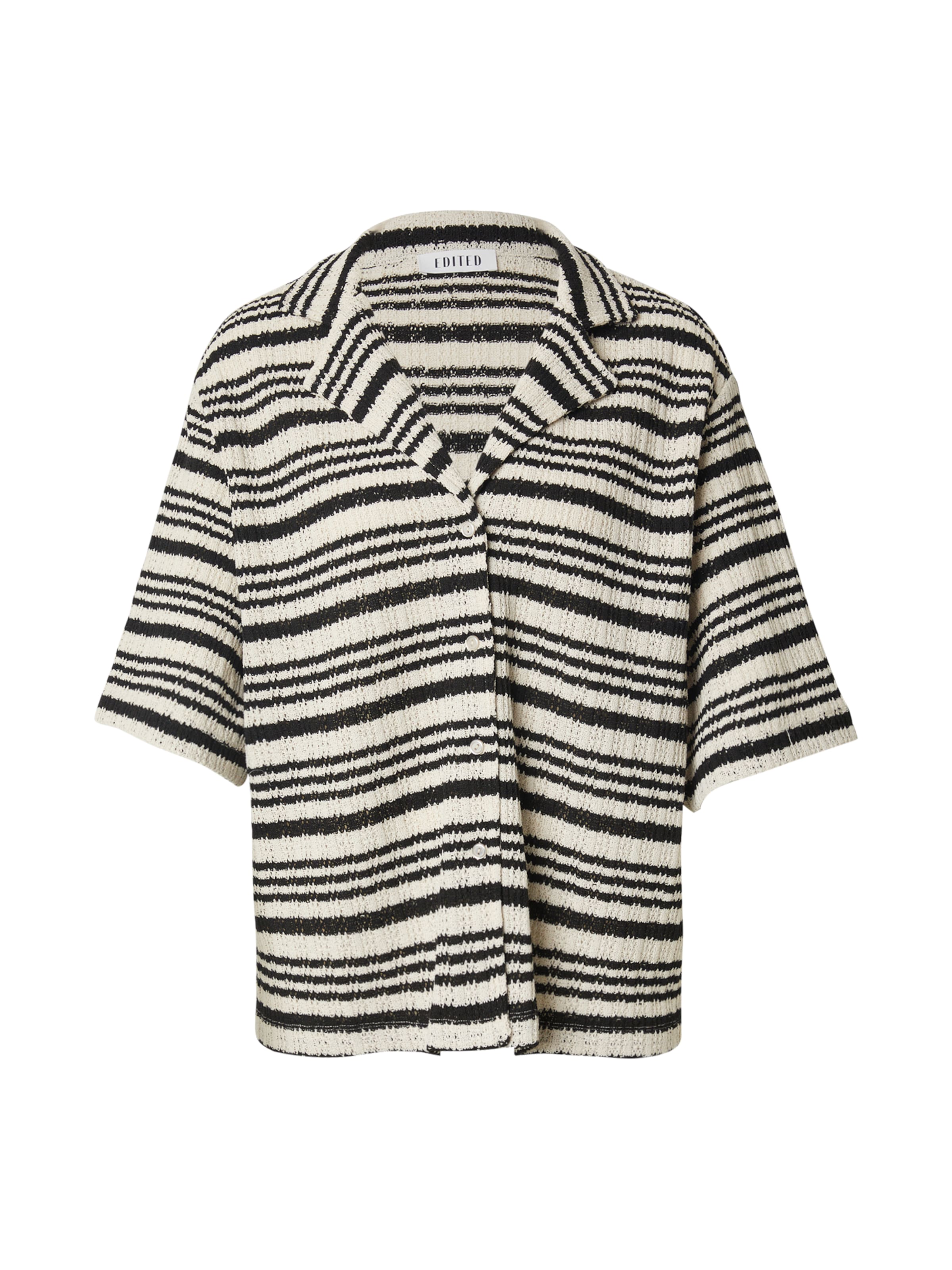 EDITED T-shirt 'Karlotta' i svart: framsida