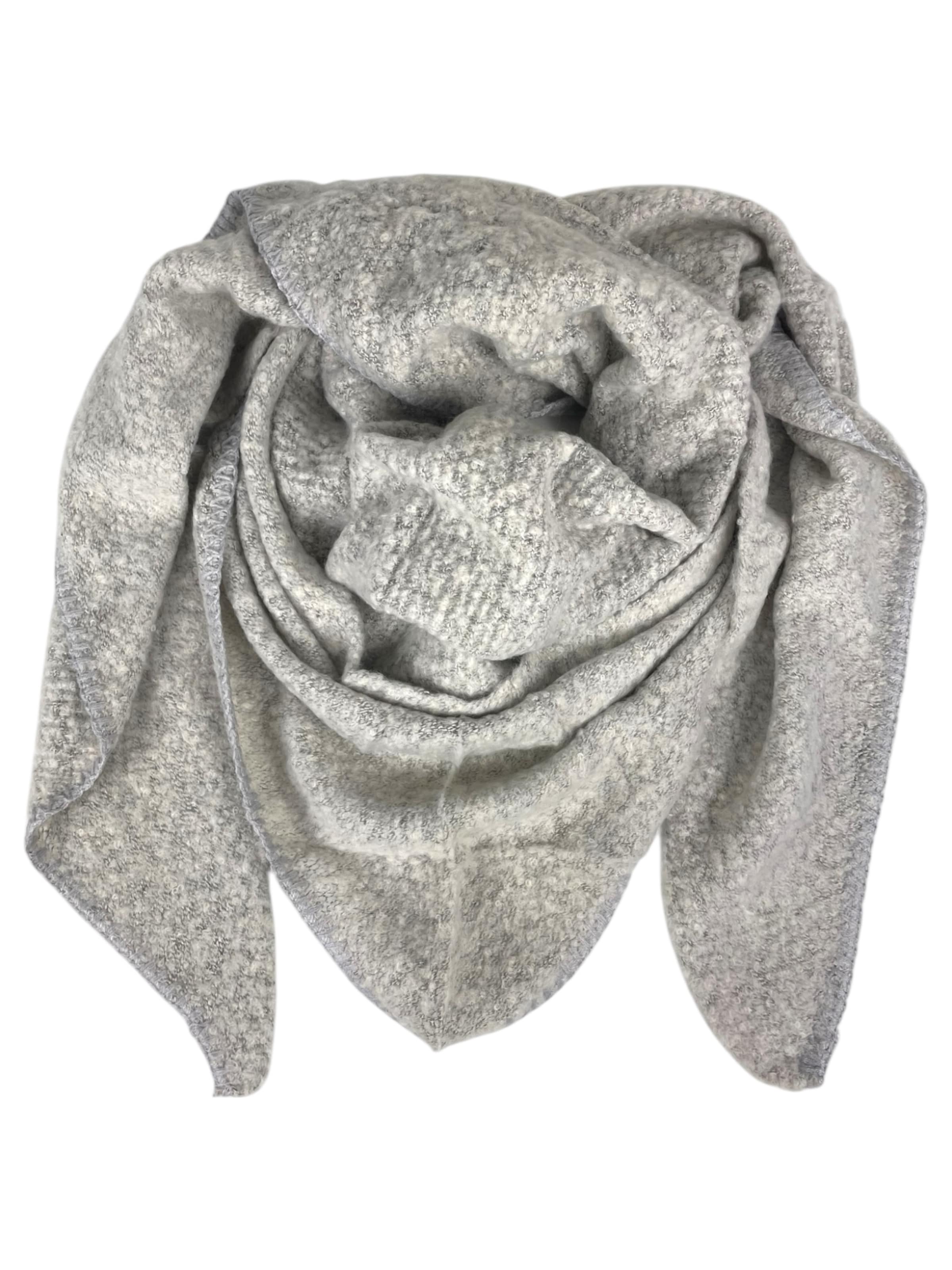 Kumixi Oversized Scarf in Grey: front
