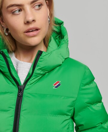 Superdry Talvitakki värissä vihreä