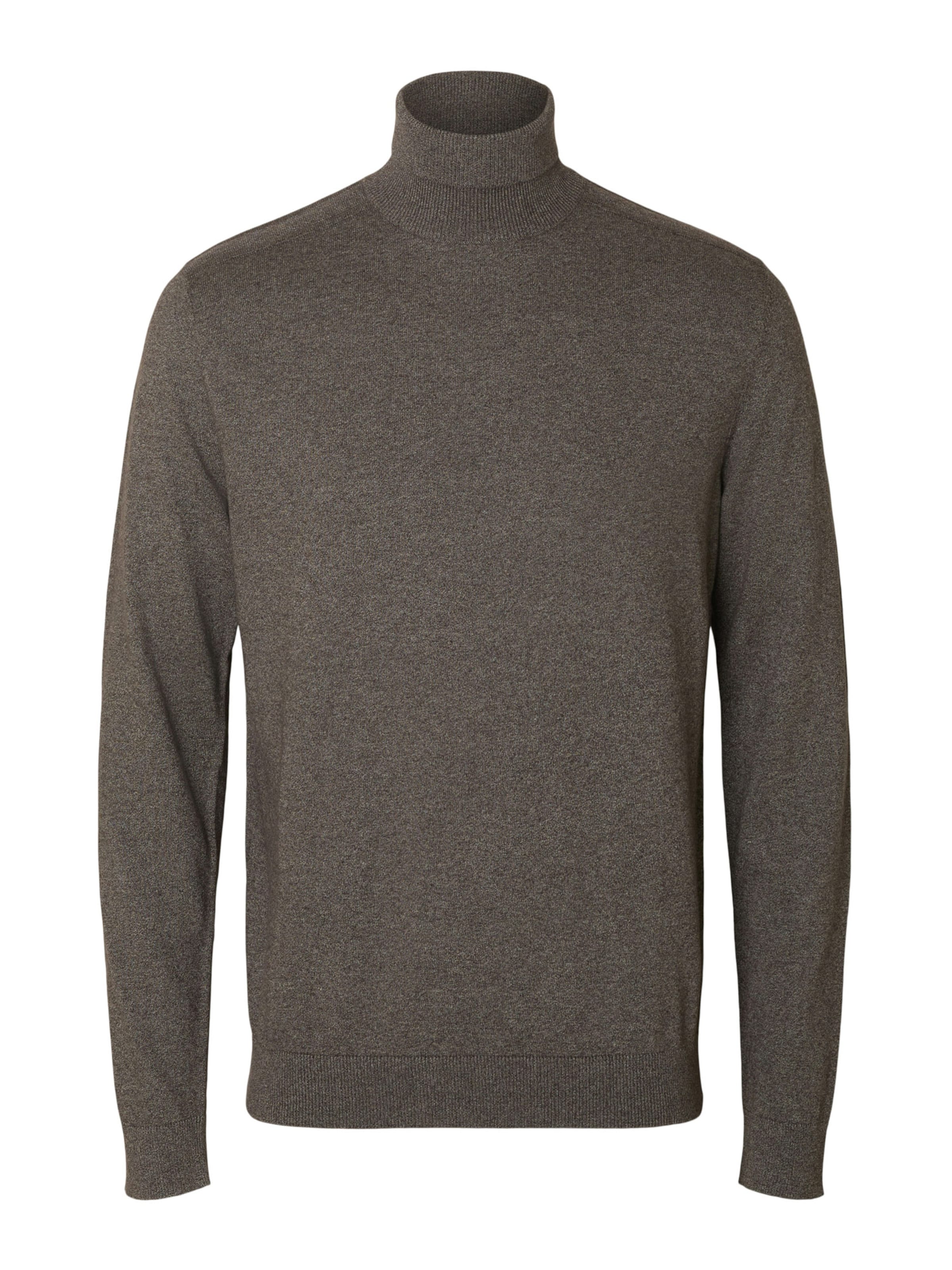 SELECTED Pullover 'SLHBERG' in Braun: Vorderseite