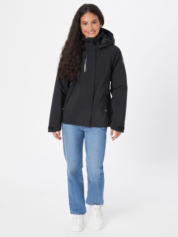 BergansSportska jakna 'Flya' - crna boja