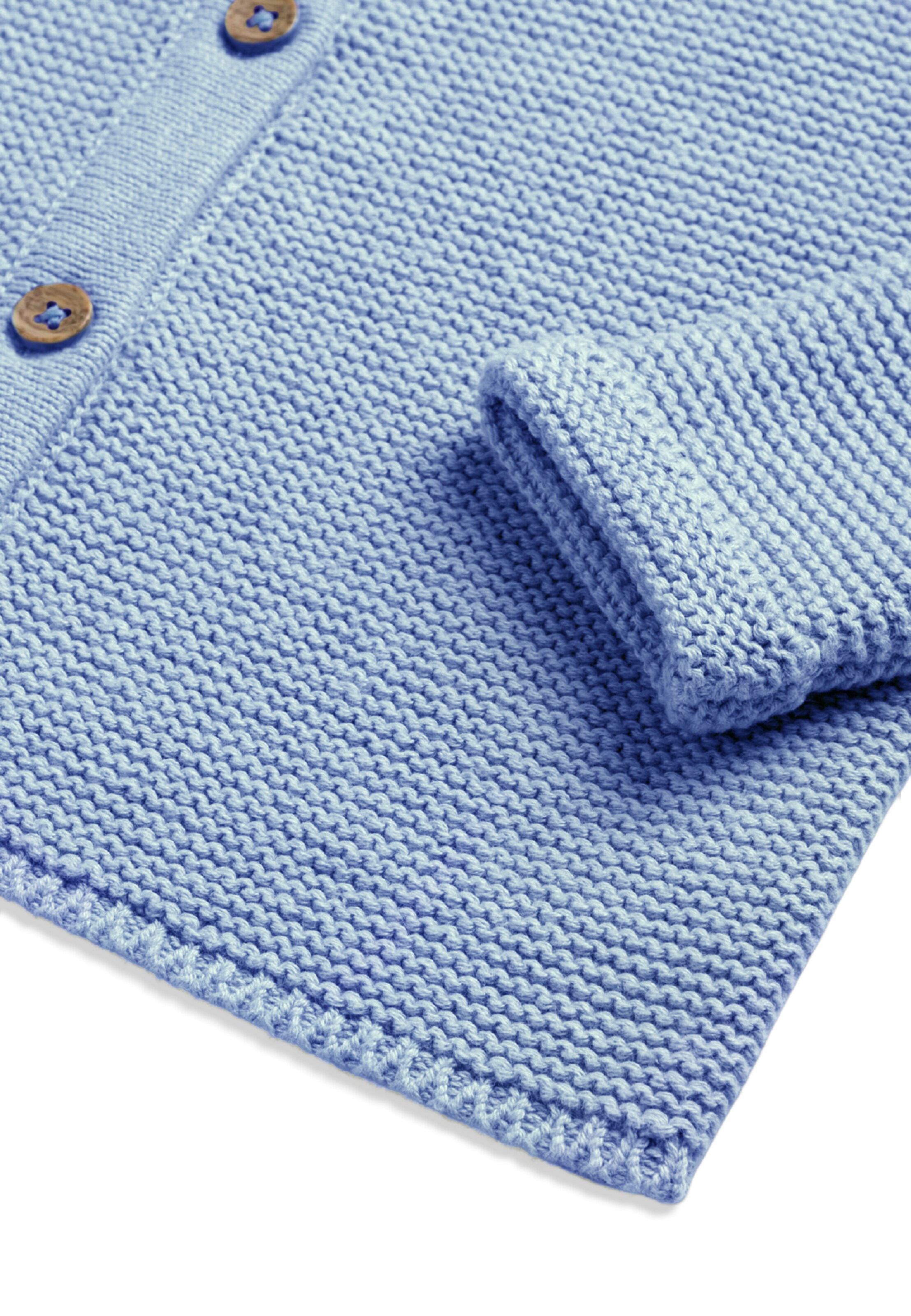 Stellou & Friends Gebreid vest in Blauw