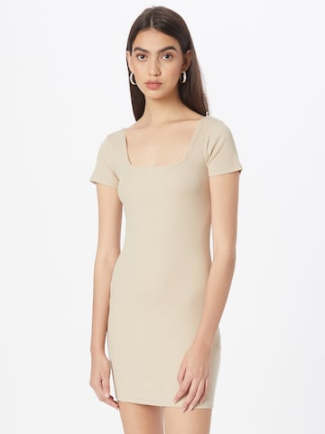 Tally Weijl Dress in Beige: front