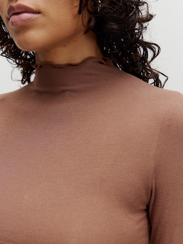 EDITED Shirt 'Daniela' in Brown