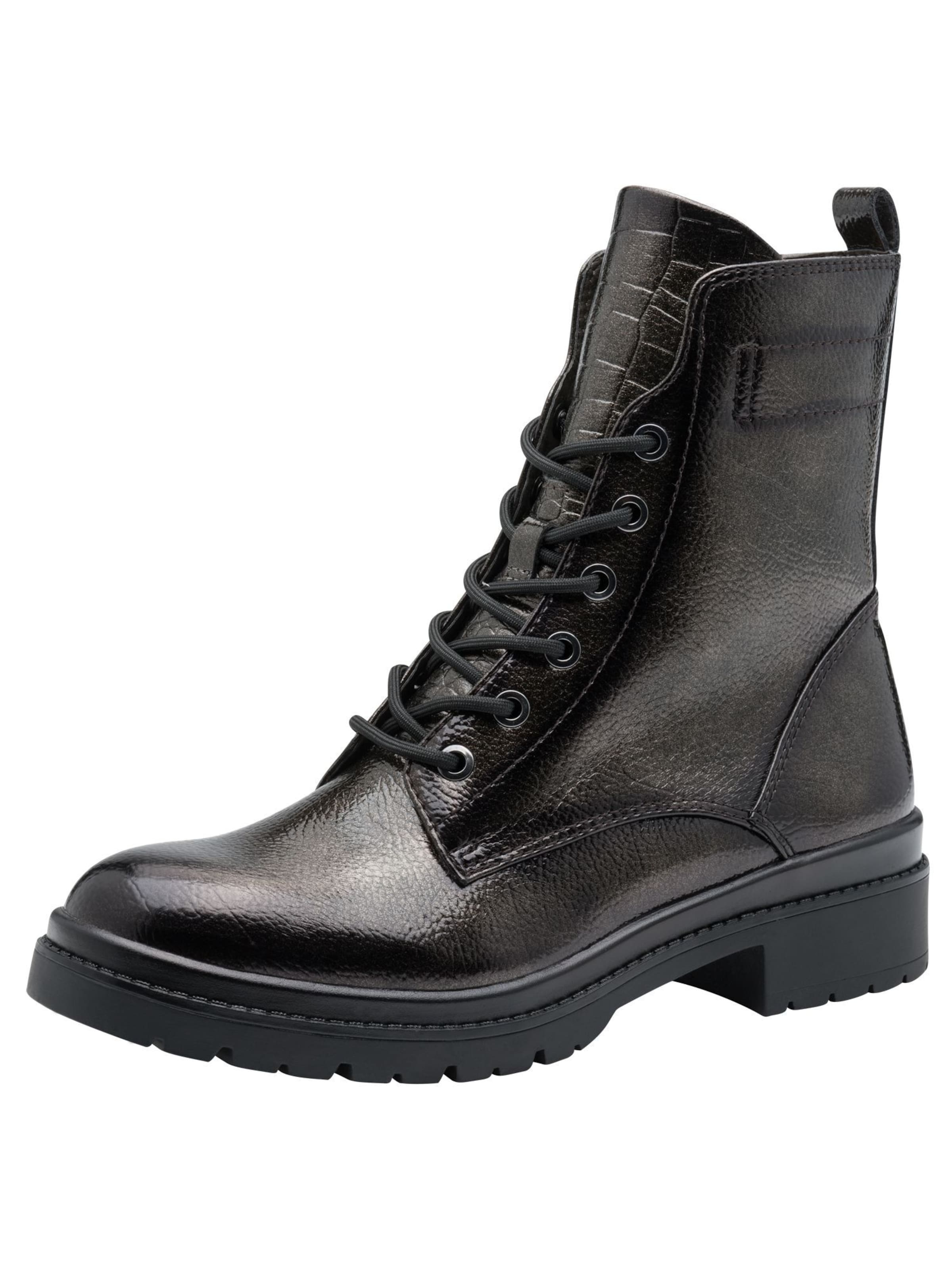 Tamaris Veterlaarsjes in Grijs: voorkant