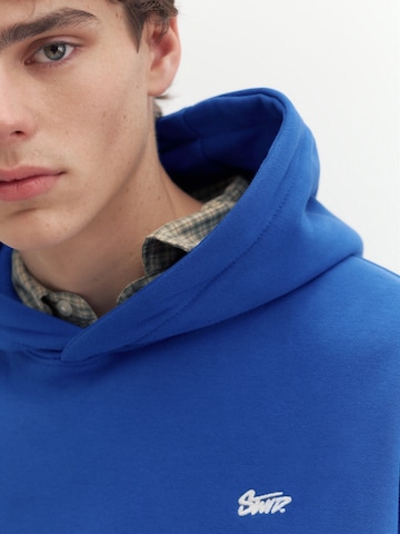 Pull&Bear Tréning póló 'STWD' - kék