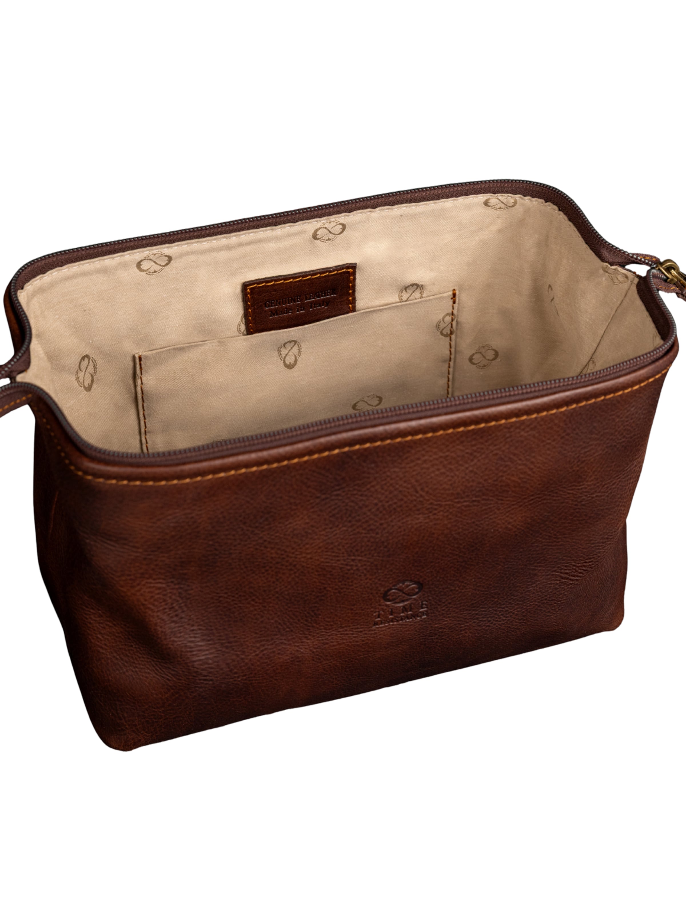 Time Resistance Toiletry bag 'Four Past Midnight' in Brown