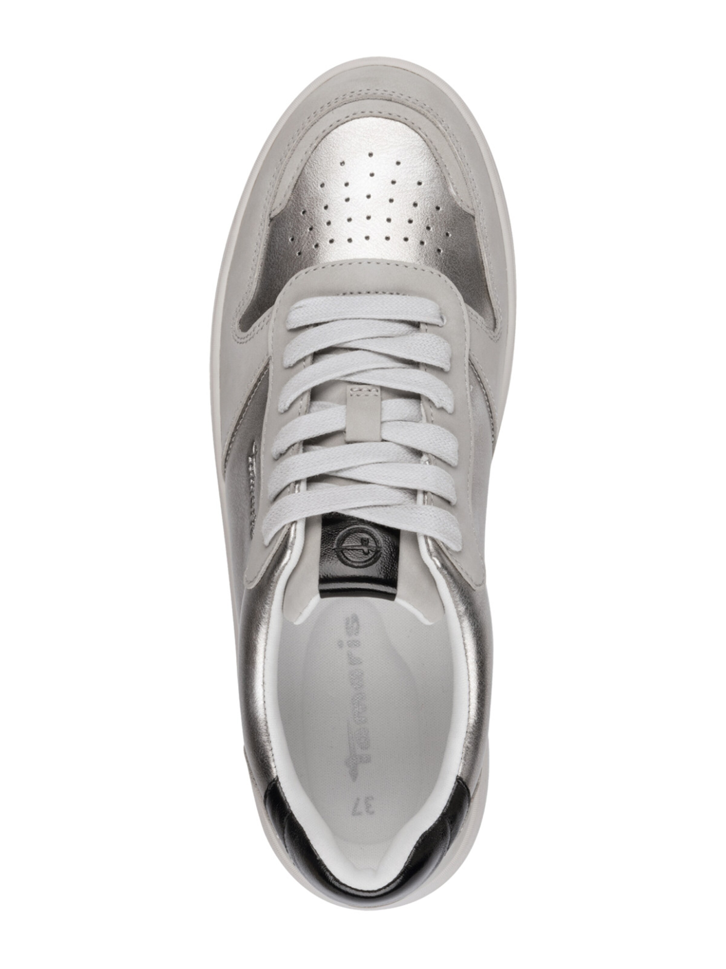 Tamaris Σνίκερ χαμηλό σε ασημί