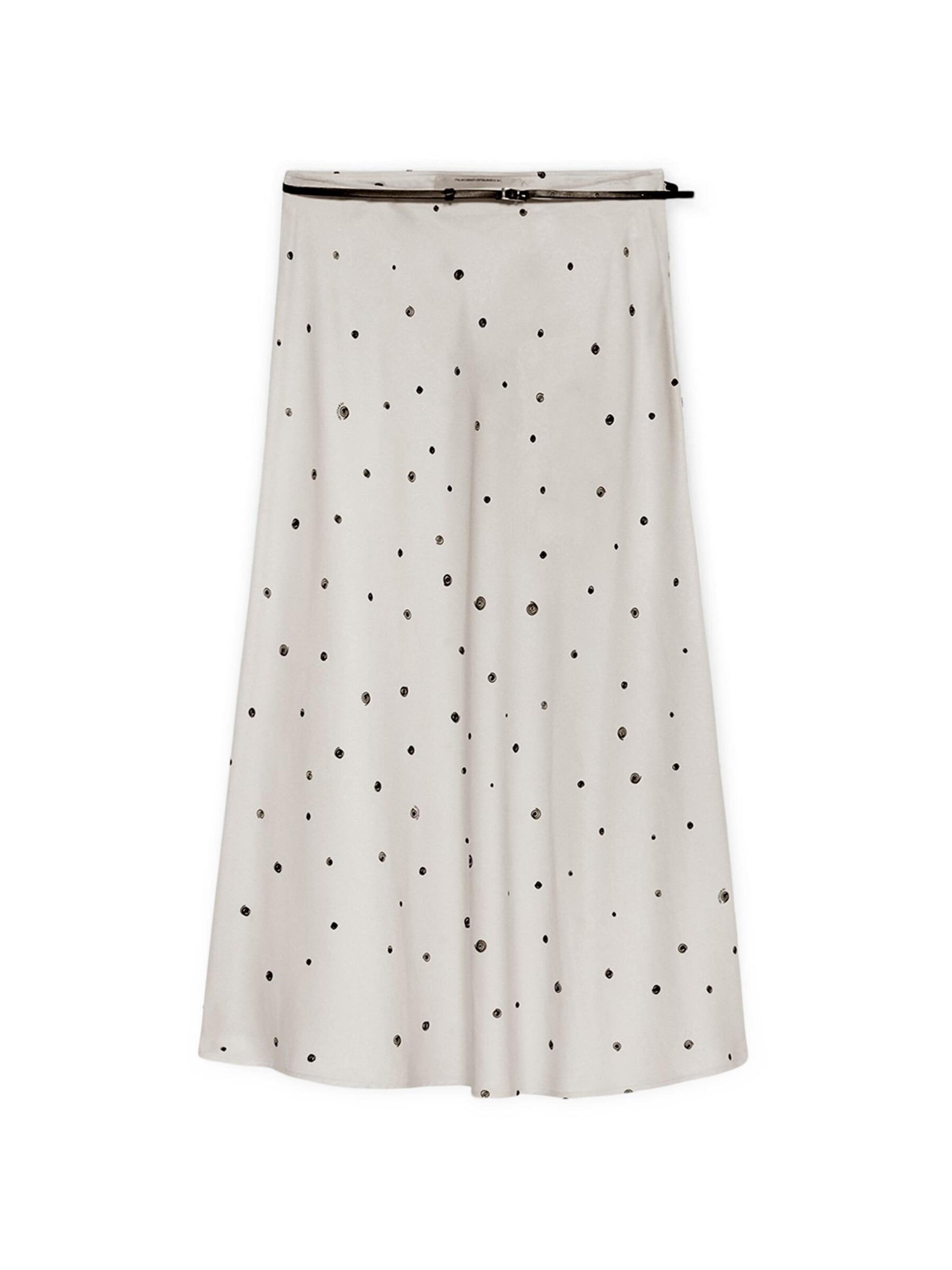Jupe Trussardi en blanc : devant