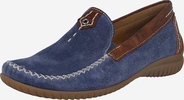 GABOR - Mocassins 'Tucson' em azul: frente