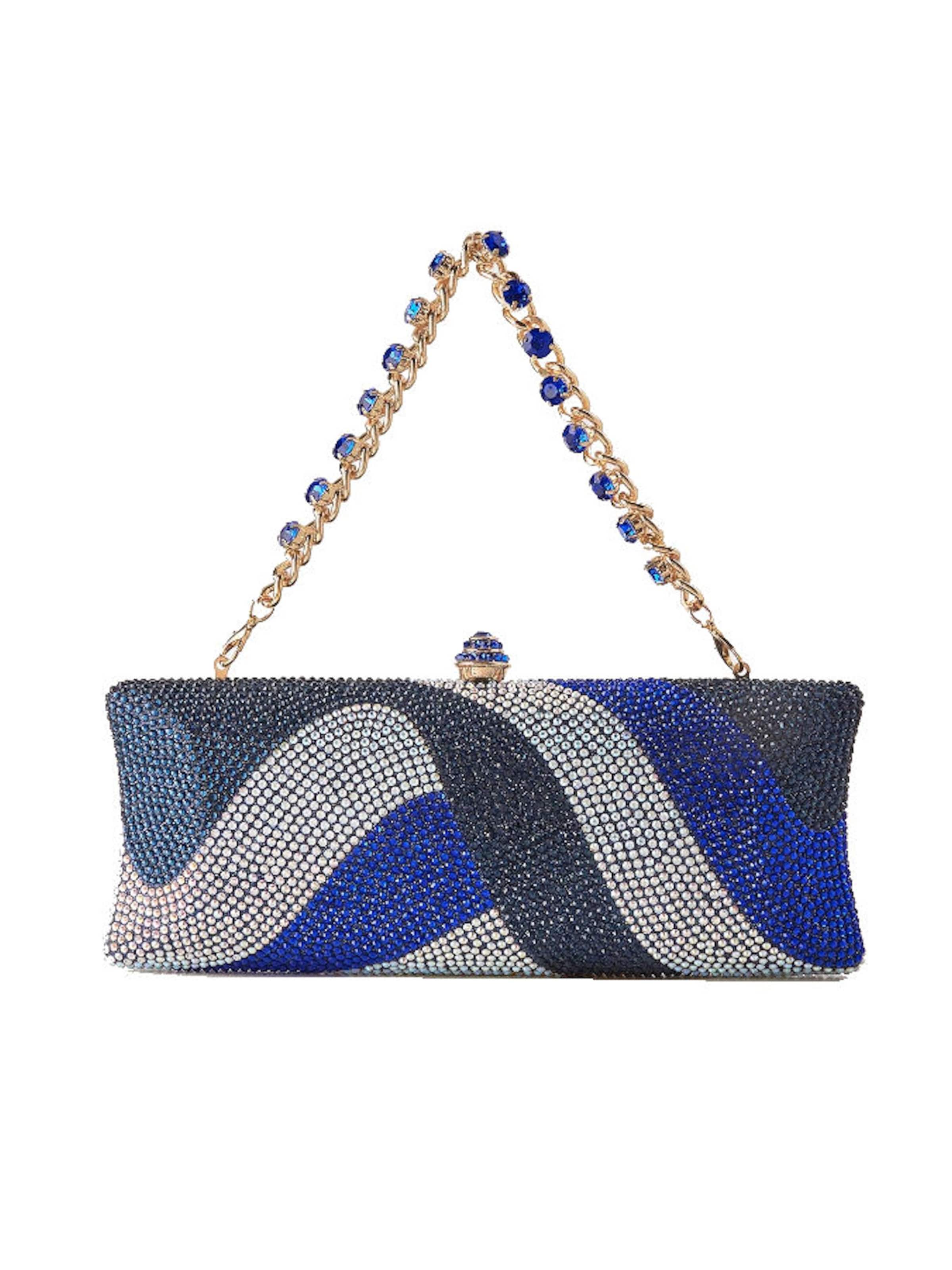Tomshop24-7 Clutch 'Margo'‌‌‌ in Blau: Vorderseite